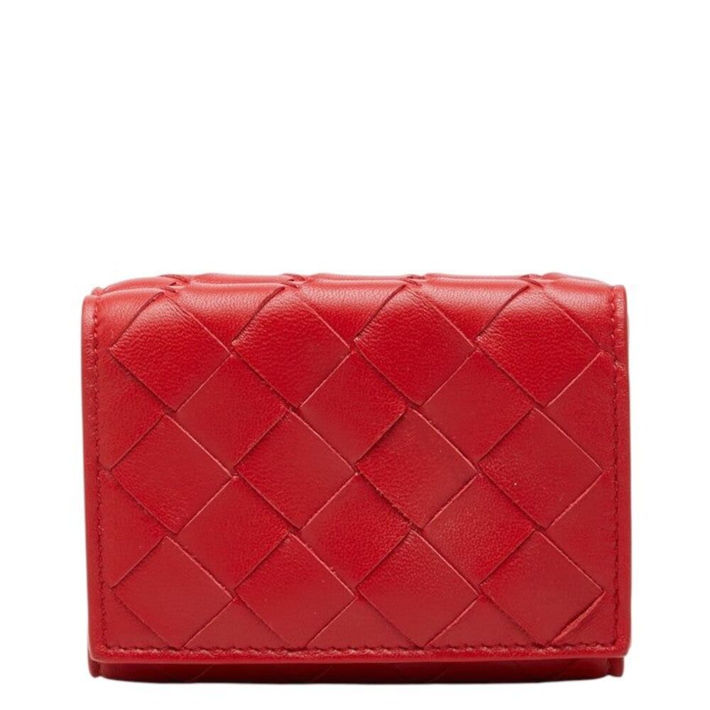 Bottega Veneta Intrecciato Compact Tri-fold Wallet